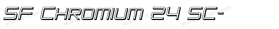 SF Chromium 24 SC字体转换